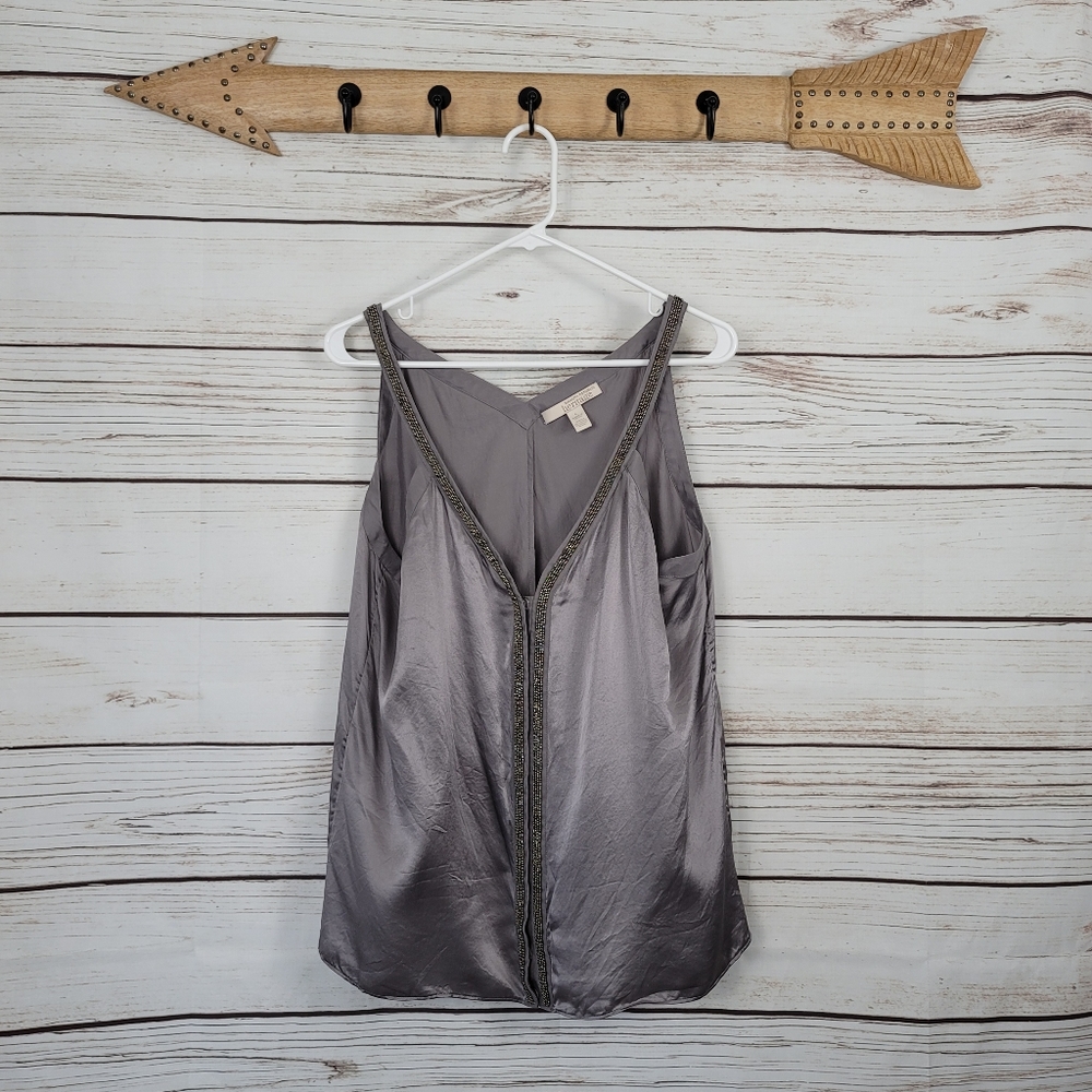 Banana Republic Heritage | Silk Beaded Top - Picture 1 of 8